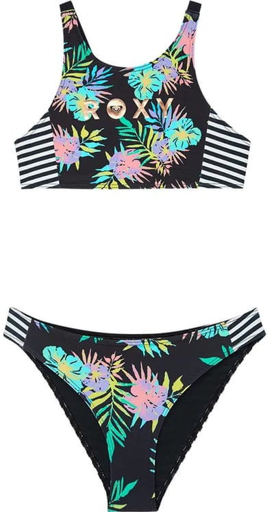 Roxy Active Rg Crop Bikini Zwart 14 Years Meisje