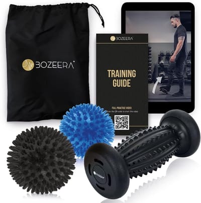 Voetmassage Set met Massageballen en Roller voor Spierpijn en Ontspanning