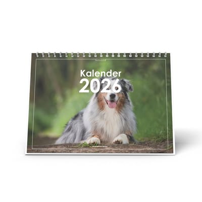 Huurdies - Bureaukalender 2026 - Australische Herder