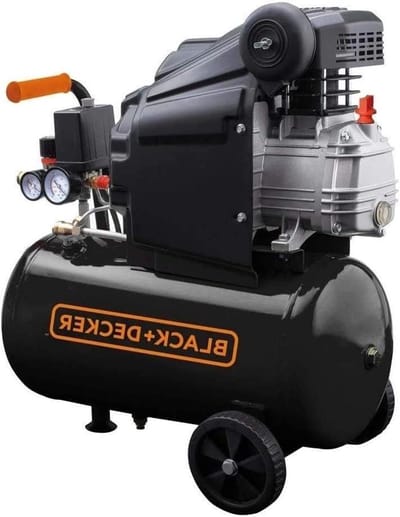 Oliecompressor - Perslucht Machine - Diverse Klussen - Hoge Betrouwbaarheid - 24 Liter Tank - Zwart