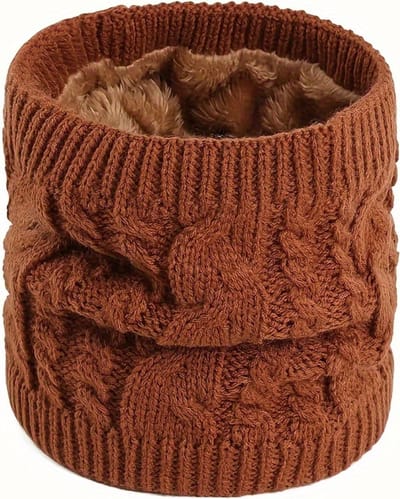 Nivard Nekwarmer - Heren - Dames - Fleece - Motor - Bandana - Masker - Colsjaal - Sjaal - Gewatteerd - Skiën - Warm - Geel
