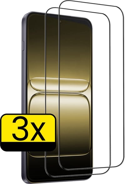 Screenprotector - Geschikt voor OnePlus Nord 5 - 3 Stuks - Full Cover - Beschermglas - Gehard Glas - Tempered Glass - Screen Protector