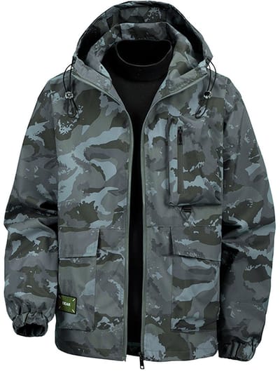 YOUTHUP Heren Jack - Camouflage en Waterafstotend jas - S