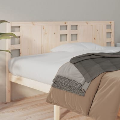 vidaXL Hoofdbord 141x4x100 cm massief grenenhout