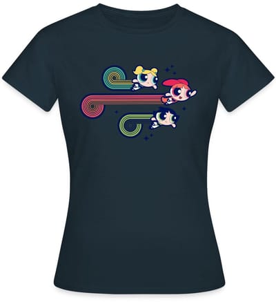 Powerpuff Girls Retro T-Shirt Dames