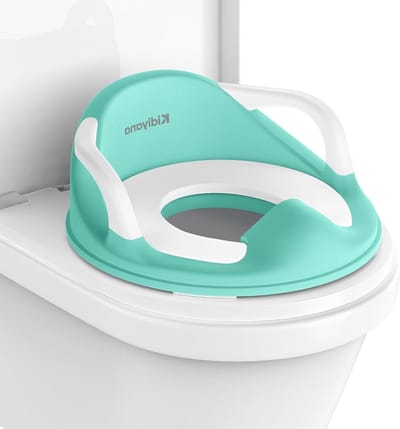 Toiletopzetstuk Kinderen - WC Verkleiner Peuter - Zelfstandig Toiletteren - Meervoudig Antislipsysteem - 36 x 337 cm - Groen