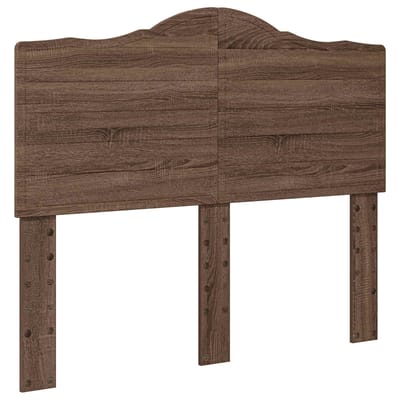 vidaXL Hoofdbord Bruin Eiken Bewerkt hout