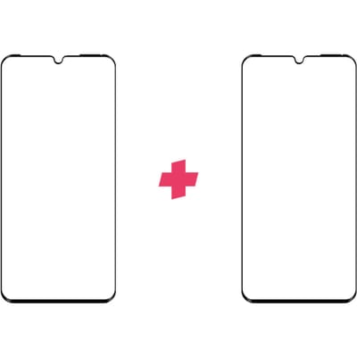 DuoPack: Huawei P30 Pro (New Edition) screenprotector gehard glas Edge to Edge