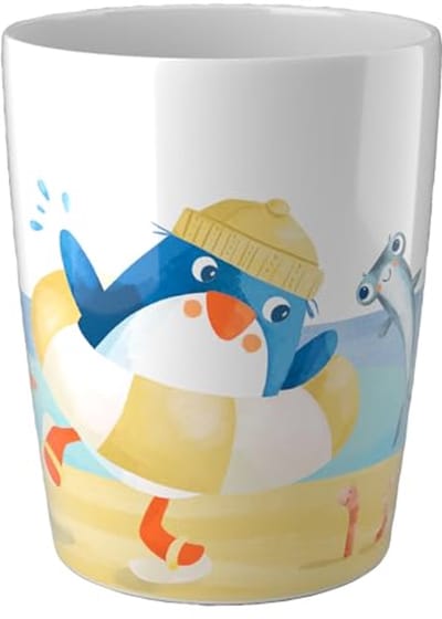 Haba kinderbeker pinguïn melamine - kindvriendelijk en kleurrijk.