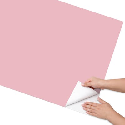 Coloray Meubel Wrap Folie - Roze Meubelfolie - 75x150 cm - Plakfolie Meubels Lichtroze - Decoratiefolie Zelfklevend - Minimalist Meubelfolie - Meubelfolie Zelfklevend - Badkamer decoratie - Achtergronden en patronen