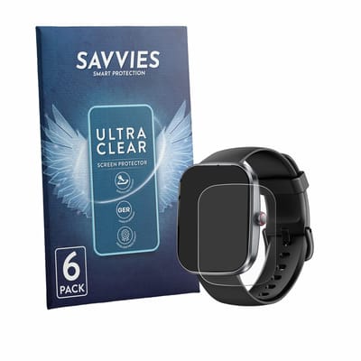 Savvies - Screenprotector voor Soudorv T70 1.91" - Folie Beschermfolie transparant 6 Stuks