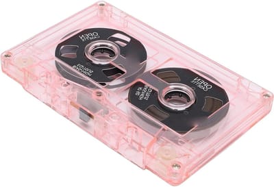Cassettebandje - Opnameband - Muziek Opnemen - 50 Minuten Opname - 12 x 11 x 3 cm - Zwart