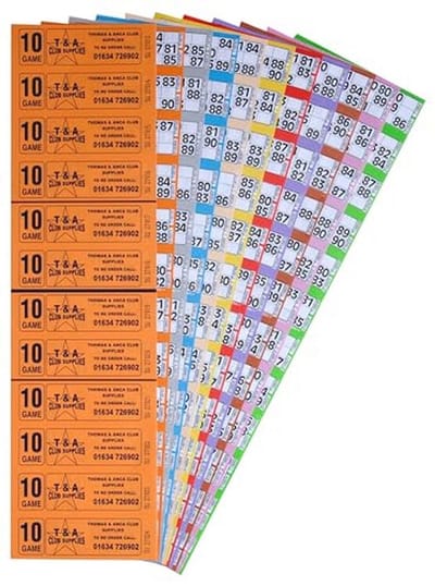 Bingo Tickets 3000 10 Pagina 12 Om Bingo-boeken te bekijken