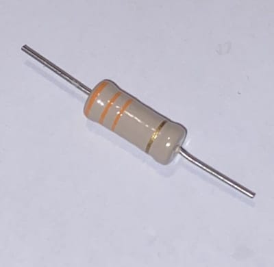 Weerstand 33K Ohm, 4W, 5% | axial montage | per stuk