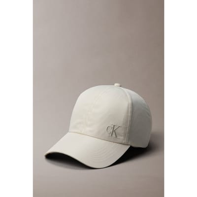 Calvin Klein Monogram Embroidery Cap Bone White Größe: OS | Hüte Outlet | Damen | Weiß