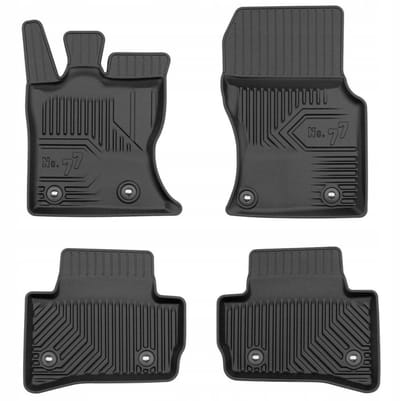 Frogum - No.77 - Automatten 3D - Geschikt voor JAGUAR F-PACE (X761) vanaf 2016 - 4-delig - TPE Rubber - Zwart