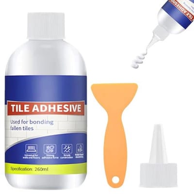 Duurzame Tegellijm voor Binnen en Buiten - Waterdichte Hechting voor Badkamer en Keuken - 260 ml
