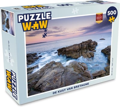 Puzzel De kust van Bretagne - Legpuzzel - Puzzel 500 stukjes