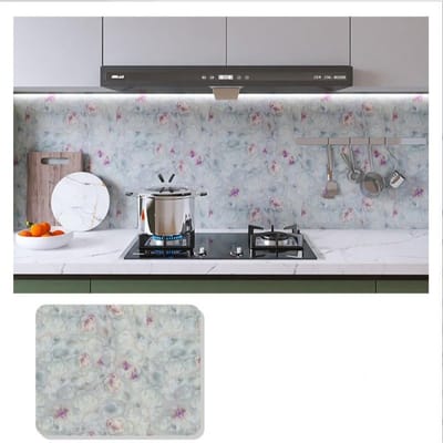Keukensticker Waterdicht, Oliebestendig en Hittebestendig Verdikte Muur voor Kookplaat Desktop Film Behang 60cm*5m