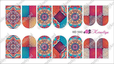 Korneliya Water Decal - Nail Wrap WD 1043