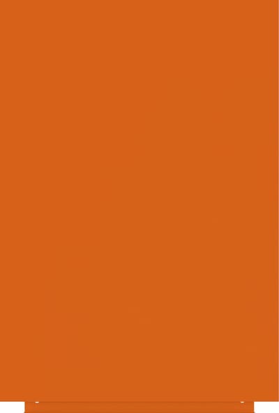 Rocada whiteboard - Skincolour - 75 x 115 cm - oranje gelakt