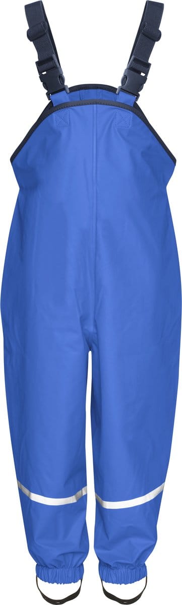 Playshoes regenbroek met schouderbanden blauw 74