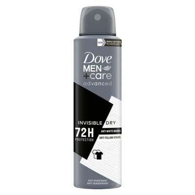 Dove Men + Care Advanced Serie - Antitranspirant Spray - Invisible Dry - 150ml - Bescherming 72 Uur