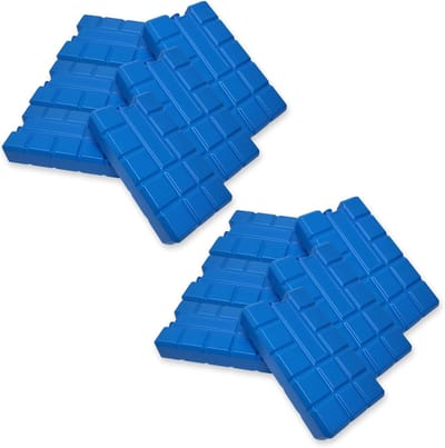 Thijox - Koelaccu's Set van 12 x 400 ml - Extra Sterke Koelelementen voor Koelbox en Koeltas - Herbruikbare IJsaccu's - BPA-vrij - Lange Koelduur - EU