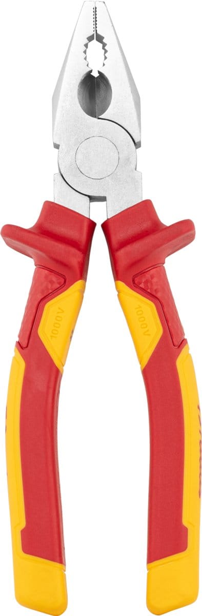 Bradas Combinatietang – 185 mm – VDE Geïsoleerd tot 1000 V – Chroom-Vanadium staal