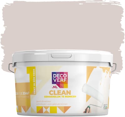 Decoverf clean muurverf beige, 2.5L