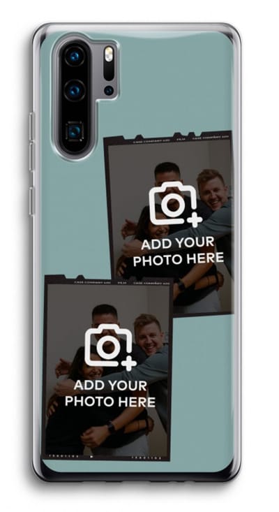 Gepersonaliseerd - Case Company® - Hoesje geschikt voor Huawei P30 Pro hoesje - Polaroid Zwart - Soft Cover Telefoonhoesje - Bescherming aan alle Kanten en Schermrand