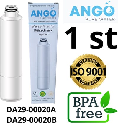 DA29-00020A / DA29-00020B - 1 st. Ango waterfilter vervanging voor Samsung koelkasten, Hoogwaardige vervanging voor modellen met de filtermarkering DA29-00020A / DA29-00020B, 1 stuk