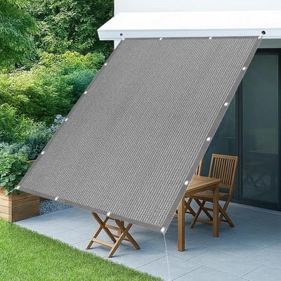 Rechthoekig Schaduwzeil HD-PE - UV-Bestendig Zonnescherm voor Tuin, Terras en Balkon