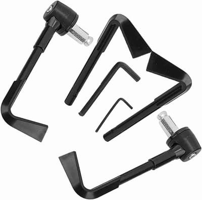Motorfiets Handgreepbeschermers - Stuur Beschermers - Veilige Rit - Duurzame Aluminium Legering - 22mm Stuur - Zwart