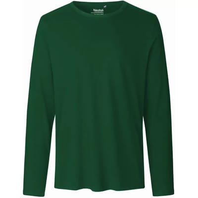 Neutral Men´s Long Sleeve T-Shirt NE61050 - Bottle Green - S