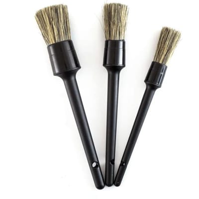 Brosse Archéologique à Poils Doux Nettoyage Intérieur de Voiture Nettoyage Climatiseur Outil de Nettoyage de Clavier Brosse à Poils 3pcs