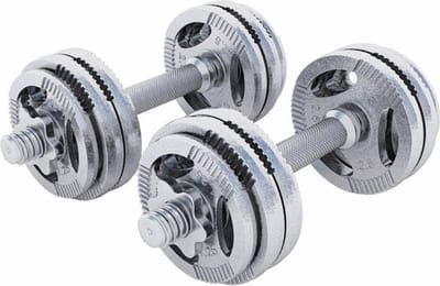 Gorilla Sports Dumbellset - Halterset - Gripper Gietijzer - 30 kg