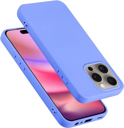 Cadorabo Hoesje geschikt voor Apple iPhone 16 PRO in LIQUID LICHT PAARS - Beschermhoes gemaakt van flexibel TPU silicone Case Cover