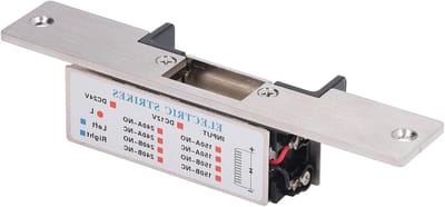 Elektrisch Slagslot - Toegangscontrole Slot - Deuren Beveiligen - Fail-Safe Werking - 16 x 5 x 4 cm - Zilver