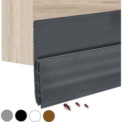 100cm Siliconen Rubber Deurstrip Zelfklevende Achterkant Deurafdichting voor Raam- of Deurkier