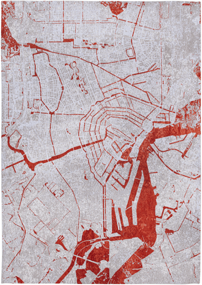 Louis De Poortere vloerkleed Orange Cut - rood - 200x280cm