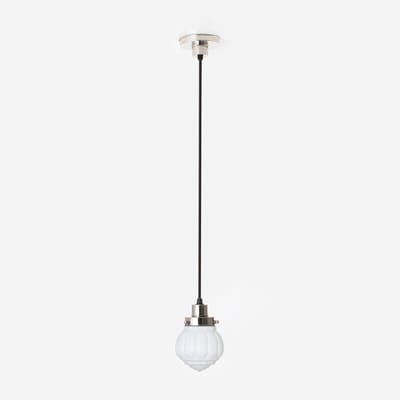 Hanglamp aan snoer Wassail 20's Nikkel - Art Deco Trade