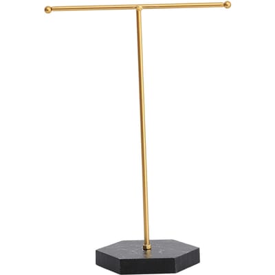 Metalen oorbel displaystandaard Oorbellen Ring Ketting Organisator Horloge met plankhouder Rek
