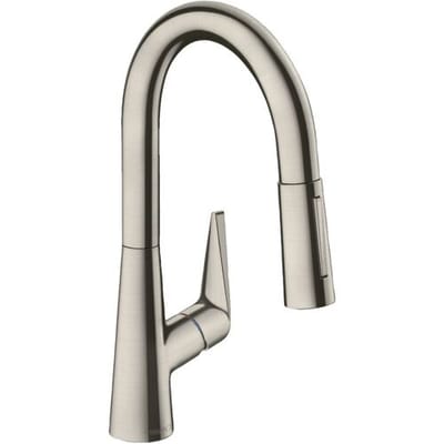 Hansgrohe Talis M51 - Keukenkraan 160 met uittrekbare vuistdouche, RVS look 72815800