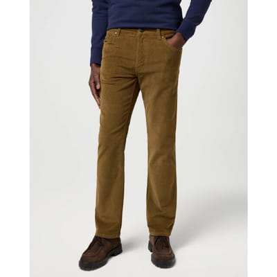 Wrangler - Greensboro - Heren Regular-fit Corduroy - Kangaroo
