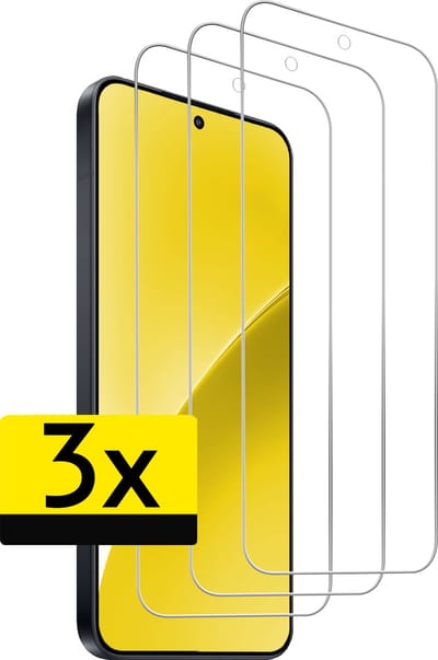 Screenprotector - Geschikt voor Xiaomi 15 - 3 Stuks - Extra Sterk - Beschermglas - Gehard Glas - Tempered Glass - Screen Protector