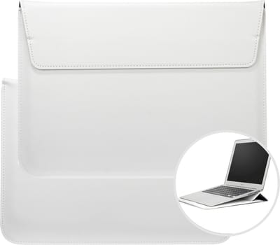 Laptop Sleeve 11 inch - 12 inch - Laptoptas - Laptop Tas - Hoes - Laptopsleeve - Wit