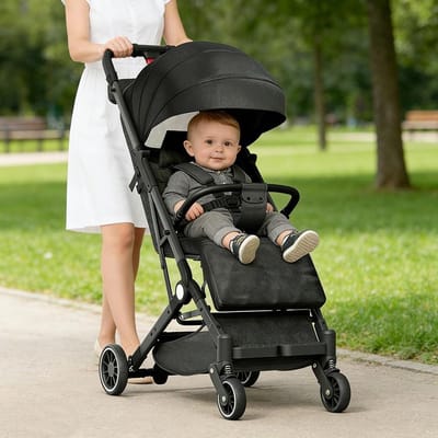 Kinder driewieler - Baby fiets kinderwagen - Baby vervoeren - Schaalbaar met omkeerbaar zitje