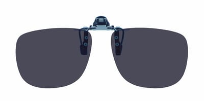Polar Specs® 43x132 mm. Aluminium Opklapbare Voorhanger – Ovaal/Rond – Clip on Zonnebril – Brilclip – Voorzetbril – Polarized Black – Unisex
