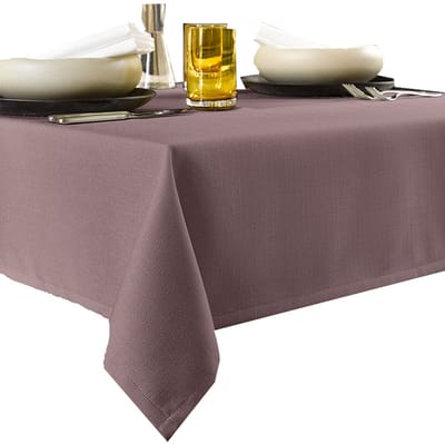 De Witte Lietaer Tafellaken Rond, Gibson Taupe - Ø 210 cm - 100% Polyester